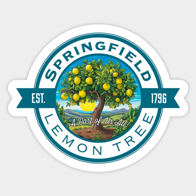 Springfield Lemon Tree Sticker by kvothewordslinger